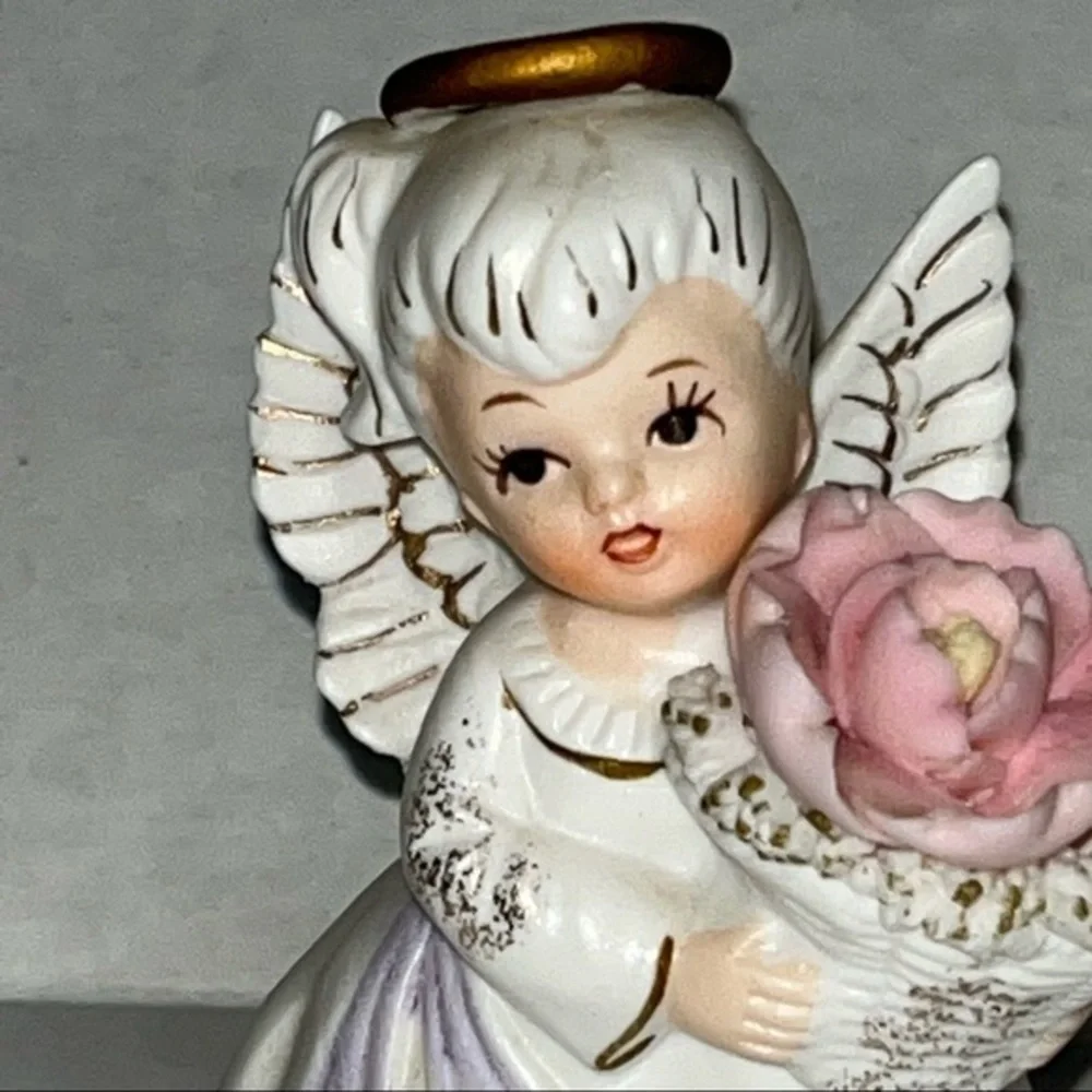 Vintage Lefton’s‎ August Angel Birthday Figurine